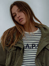 A.P.C. GAP - wman wearing A.P.C. GAP with light background