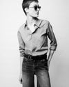 Woman wearing sunglasses