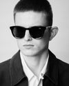 Man wearing black sunglasses