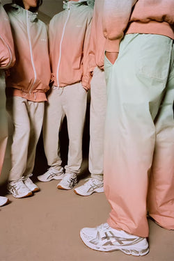 A.P.C. Asics - models in track suits