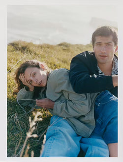 Two models in a meadow